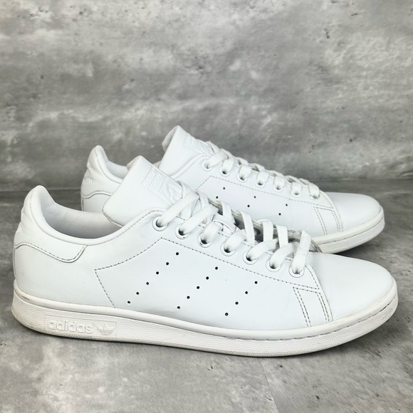 Adidas White Stan Smith Sneaker Size 8 - Picture 3 of 9